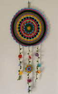 Blue Crochet Flower Mandala
