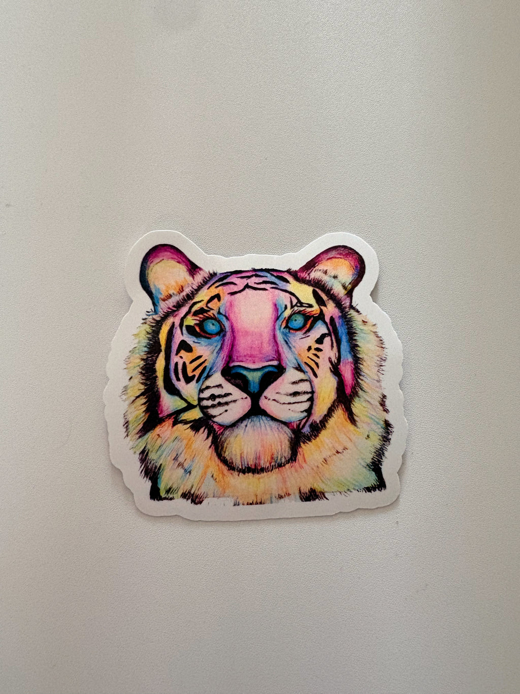 Rainbow Tiger Sticker
