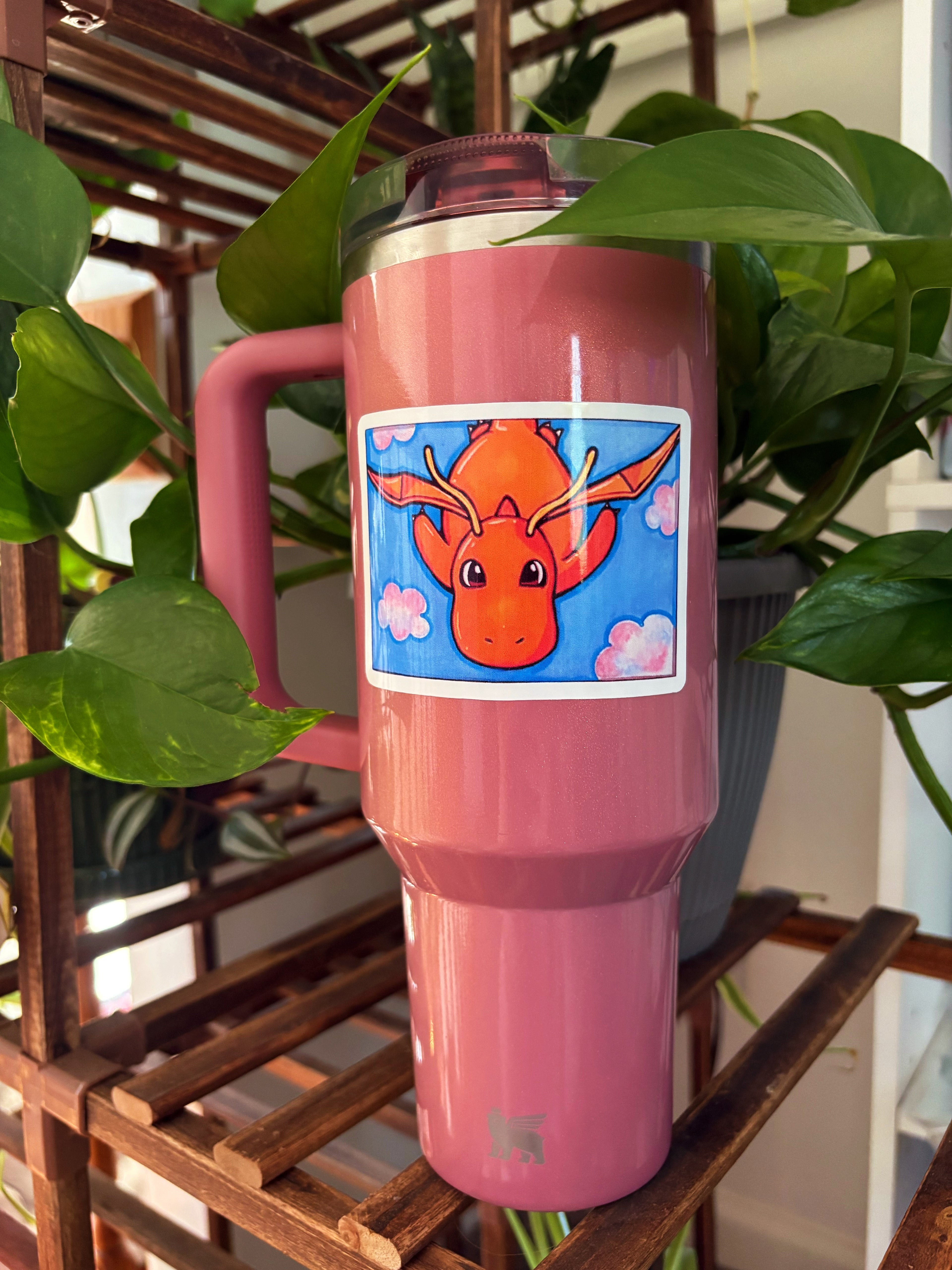 Friendly Flying Dragon Sticker