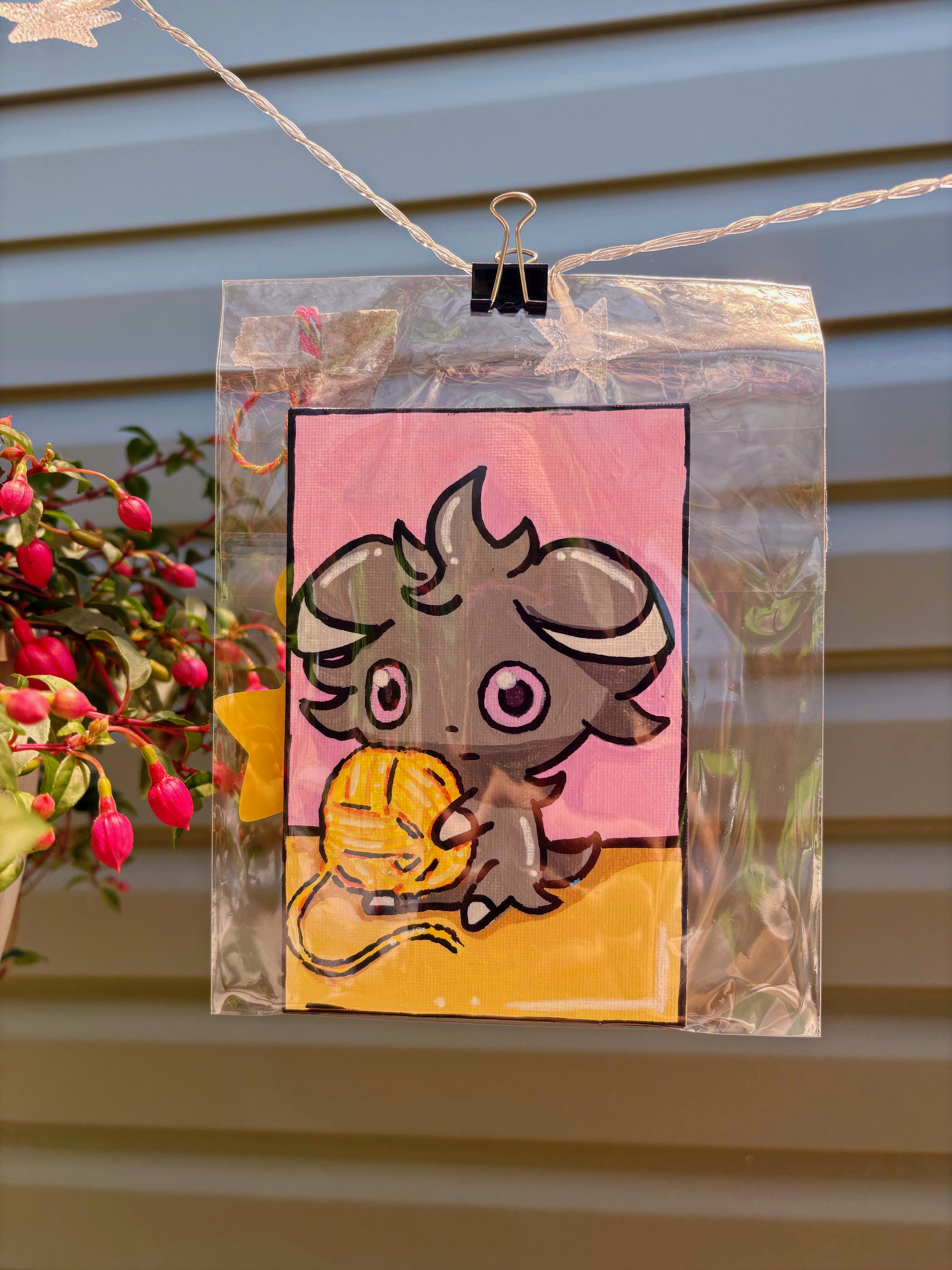 Psychic Cat with Yarn