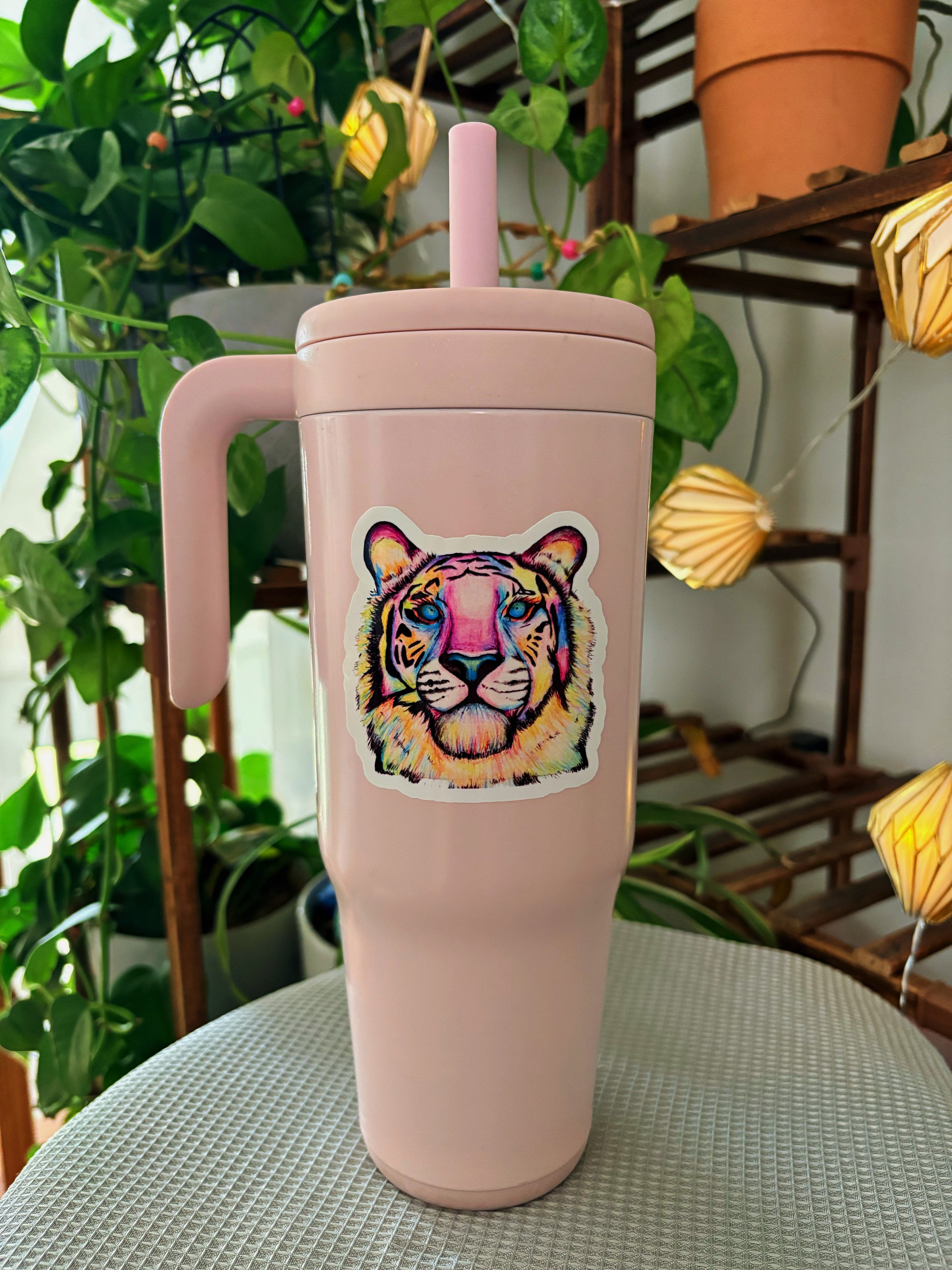 Rainbow Tiger Sticker