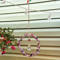 Purple Beaded Suncatcher
